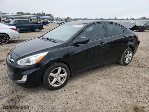 2014 Hyundai Accent GLS with VIN KMHCU4AE2EU769789, listed as a Copart auction lot 86302884 with 147,946 mi miles and Salvage Title. Bid and sale history available at carsss.com. Image 1.