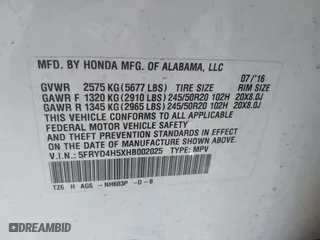 2017 Acura MDX w/Technology Pkg with VIN 5FRYD4H5XHB002025, listed as a IAAI auction lot 41835718 with 121,066 mi miles. Bid and sale history available at carsss.com. Image 9.