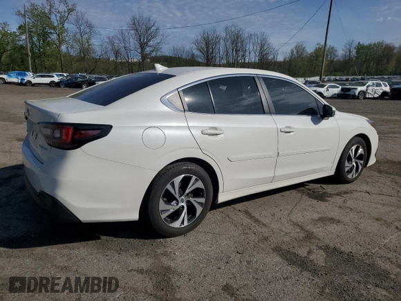 2021 Subaru Legacy Premium with VIN 4S3BWAF6XM3020107, listed as a Copart auction lot 51219395 with 32,873 mi miles and Salvage title. Bid and sale history available at DreamBid. Image 3.