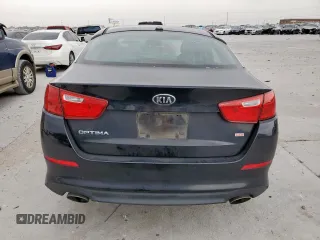 2015 Kia Optima LX with VIN KNAGM4A76F5663684, listed as a Copart auction lot 57304855 with 98,523 mi miles and Salvage title. Bid and sale history available at DreamBid. Image 6.