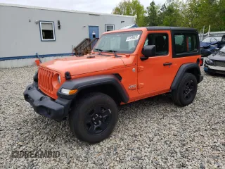 2018 Jeep Wrangler Sport with VIN 1C4GJXAN9JW261706, listed as a Copart auction lot 57498625 with 55,728 mi miles and Salvage title. Bid and sale history available at DreamBid. Image 1.