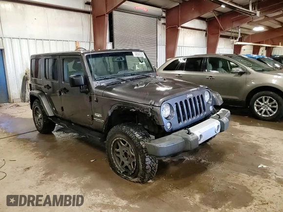 2014 Jeep Wrangler Unlimited Sahara z VIN 1C4BJWEG6EL183943, wystawiony jako Copart lot #48945325 z przebiegiem 171 711 mil mil oraz Czysty tytuł • Clean title. Historia ofert i sprzedaży dostępna na DreamBid. Obrazek 14.