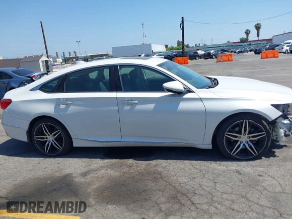 2021 Honda Accord Touring with VIN 1HGCV2F92MA024124, listed as a IAAI auction lot 42353443 with 22,457 mi miles and . Bid and sale history available at DreamBid. Image 13.