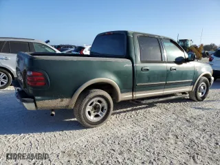 2001 Ford F-150 SuperCrew XLT with VIN 1FTRW07W91KB56768, listed as a Copart auction lot 77380684 with 109,411 mi miles and Salvage Title. Bid and sale history available at carsss.com. Image 3.