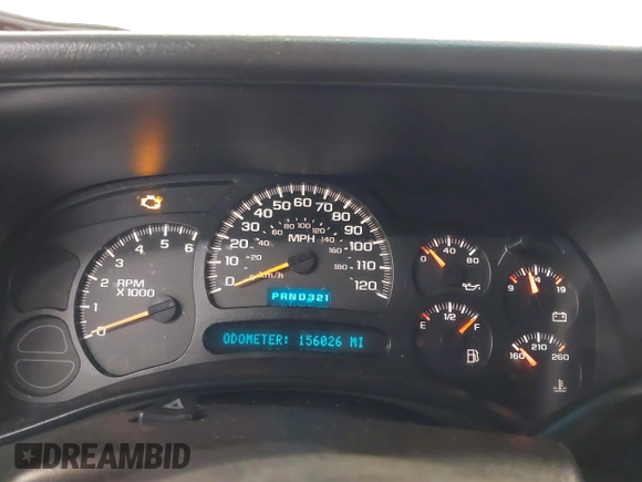 2006 Chevrolet Silverado 1500 LT1 with VIN 2GCEK13T961221041, listed as a IAAI auction lot 41497944 with 156,026 mi miles. Bid and sale history available at carsss.com. Image 7.