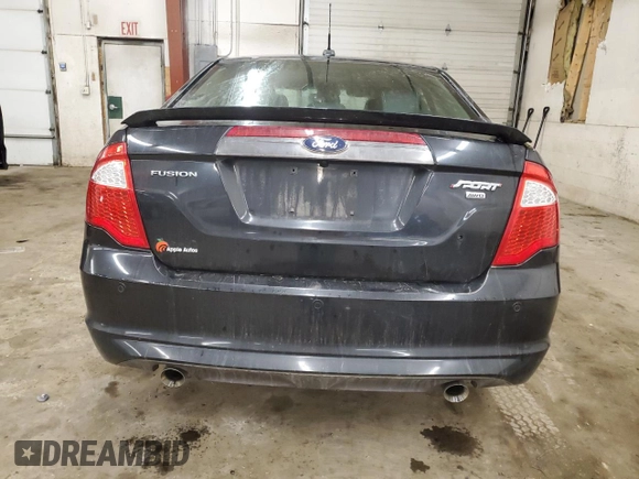 2012 Ford Fusion SPORT with VIN 3FAHP0DC0CR269872, listed as a Copart auction lot 48330765 with 171,330 mi miles and Salvage Title. Bid and sale history available at carsss.com. Image 6.