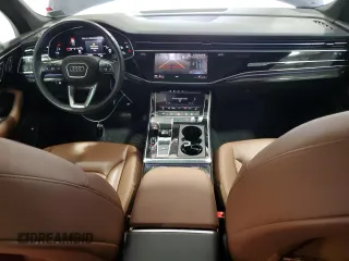 2021 Audi Q7 Premium with VIN WA1AJAF75MD020524, listed as a Copart auction lot 49584935 with 54,929 mi miles and Salvage Title. Bid and sale history available at carsss.com. Image 8.