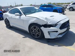 2018 Ford Mustang EcoBoost with VIN 1FA6P8TH9J5101604, listed as a IAAI auction lot 41844262 with 78,240 mi miles and . Bid and sale history available at carsss.com. Image 1.