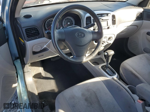 2009 Hyundai Accent Auto SE with VIN KMHCN36CX9U129737, listed as a Copart auction lot 81912964 with 136,936 mi miles and Salvage Title. Bid and sale history available at carsss.com. Image 8.
