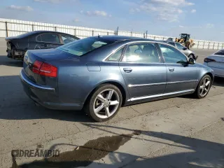 2008 Audi A8 4.2L with VIN WAUMV94E78N009318, listed as a Copart auction lot 44746145 with 113,293 mi miles and Clean title. Bid and sale history available at DreamBid. Image 3.
