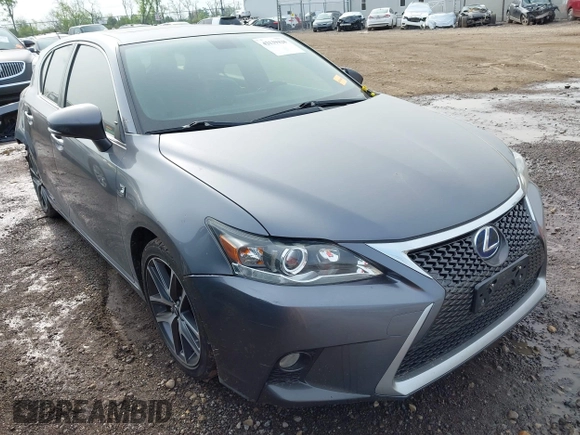 2014 Lexus CT 200h with VIN JTHKD5BH4E2201617, listed as a IAAI auction lot 42139428 with 153,851 mi miles and . Bid and sale history available at DreamBid. Image 1.