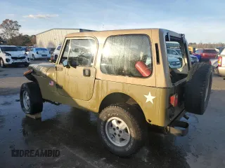 1995 Jeep Wrangler S with VIN 1J4FY19P8SP243343, listed as a Copart auction lot 85281554 with 144,004 mi miles and Salvage Title. Bid and sale history available at carsss.com. Image 2.
