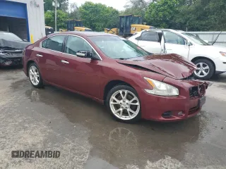 2013 Nissan Maxima SV with VIN 1N4AA5AP5DC820448, listed as a Copart auction lot 60411935 with 145,068 mi miles and Salvage title. Bid and sale history available at DreamBid. Image 4.