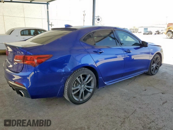 2018 Acura TLX w/A-SPEC Pkg with VIN 19UUB2F6XJA012009, listed as a Copart auction lot 61242705 with 125,291 mi miles and Salvage title. Bid and sale history available at DreamBid. Image 3.