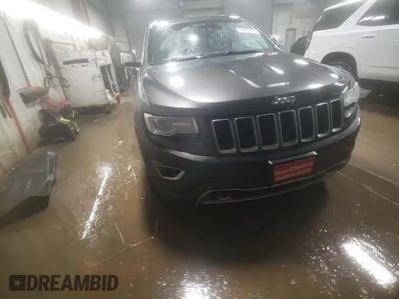 2015 Jeep Grand Cherokee Overland with VIN 1C4RJFCT2FC613502, listed as a Copart auction lot 89207005 with 124,482 mi miles and Salvage Title. Bid and sale history available at carsss.com. Image 13.