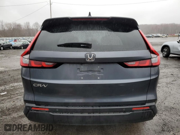 2024 Honda CR-V EX-L with VIN 2HKRS4H77RH467846, listed as a Copart auction lot 51427505 with 25,014 mi miles and Salvage Title. Bid and sale history available at carsss.com. Image 6.