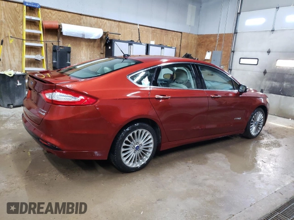 2014 Ford Fusion Titanium Hybrid with VIN 3FA6P0RU6ER219036, listed as a Copart auction lot 57476985 with 189,113 mi miles and Clean title. Bid and sale history available at DreamBid. Image 3.