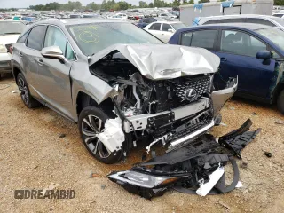 2022 Lexus RX with VIN JTJHZMDA1N2058839, listed as a Copart auction lot 55862772 with 7,964 mi miles and Salvage Title. Bid and sale history available at carsss.com. Image 1.
