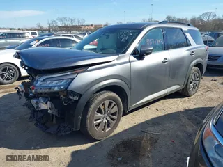 2024 Nissan Pathfinder SV with VIN 5N1DR3BC5RC253046, listed as a IAAI auction lot 41671743 with 14,916 mi miles. Bid and sale history available at carsss.com. Image 17.