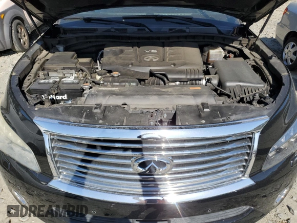 2014 Infiniti QX80 with VIN JN8AZ2NC8E9351805, listed as a Copart auction lot 51715735 with 130,943 mi miles and Salvage Title. Bid and sale history available at carsss.com. Image 12.