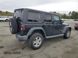 2018 Jeep Wrangler Unlimited Sport с VIN 1C4HJXDG2JW251245, выставлен на аукционе Copart как лот 55234815 с пробегом 70 424 миль миль и Списание • Salvage title. История ставок и продаж доступна на DreamBid. Изображение 3.