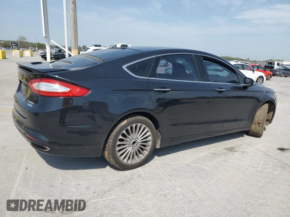 2013 Ford Fusion Titanium with VIN 3FA6P0K94DR354942, listed as a Copart auction lot 52551385 with 177,748 mi miles and Salvage Title. Bid and sale history available at DreamBid. Image 3.