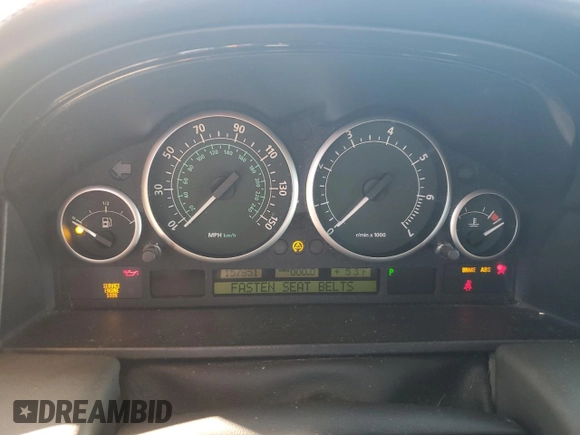 2005 Land Rover Range Rover with VIN SALMF11455A197801, listed as a Copart auction lot 75742914 with 157,851 mi miles and Salvage title. Bid and sale history available at DreamBid. Image 9.