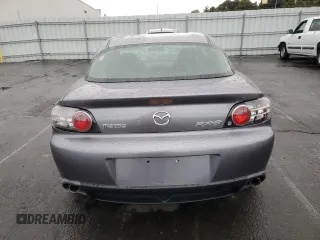2005 Mazda RX-8 with VIN JM1FE17N050156100, listed as a Copart auction lot 84370154 with 76,054 mi miles and Salvage Title. Bid and sale history available at carsss.com. Image 6.