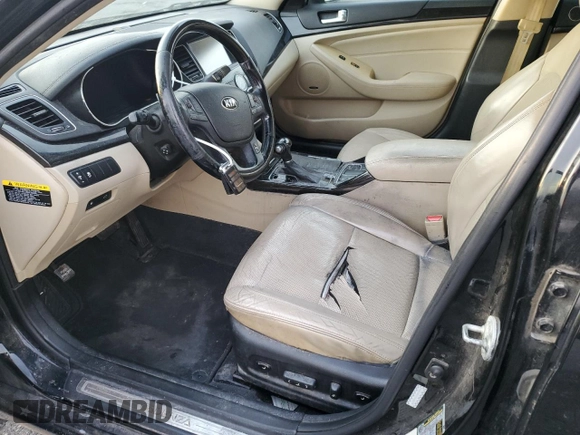 2014 Kia Cadenza Premium with VIN KNALN4D77E5125078, listed as a Copart auction lot 86795824 with 195,203 mi miles and Clean Title. Bid and sale history available at carsss.com. Image 7.