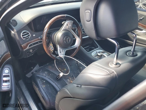 2018 Mercedes-Benz S-Class S 450 with VIN WDDUG6EB2JA361290, listed as a Copart auction lot 74142414 with 0 mi miles and Non Repairable. Bid and sale history available at carsss.com. Image 8.