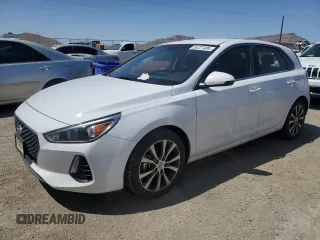 2018 Hyundai Elantra GT with VIN KMHH35LE0JU074104, listed as a Copart auction lot 55727404 with 34,769 mi miles and Salvage Title. Bid and sale history available at carsss.com. Image 1.