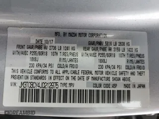 2018 Mazda CX-9 Touring with VIN JM3TCBCY4J0212975, listed as a Copart auction lot 48233465 with 155,293 mi miles and Salvage Title. Bid and sale history available at carsss.com. Image 13.