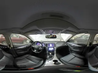 2015 Infiniti Q50 Premium with VIN JN1BV7AP8FM337048, listed as a Copart auction lot 83052064 with 128,640 mi miles and Salvage Title. Bid and sale history available at carsss.com. Image 15.