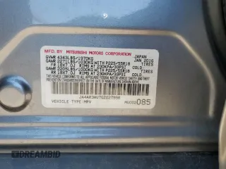 2016 Mitsubishi Outlander ES z VIN JA4AR3AU7GZ027998, wystawiony jako Copart lot #56218135 z przebiegiem Nie podano mil oraz Szkoda całkowita • Salvage title. Historia ofert i sprzedaży dostępna na DreamBid. Obrazek 13.
