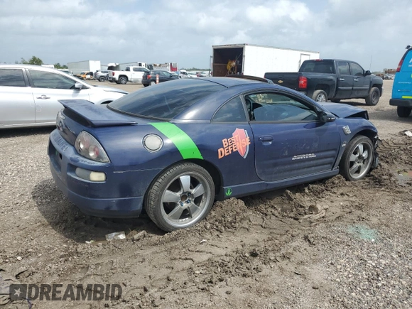 2000 Mitsubishi Eclipse with VIN 4A3AC84L3YE085006, listed as a Copart auction lot 51595105 with 207,255 mi miles and Salvage Title. Bid and sale history available at DreamBid. Image 3.