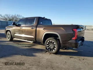 2022 Toyota Tundra Limited Hybrid with VIN 5TFJC5EC3NX001878, listed as a Copart auction lot 41590215 with Not provided miles and Clean title. Bid and sale history available at DreamBid. Image 2.