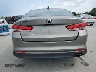 2017 Kia Optima LX with VIN 5XXGT4L3XHG125942, listed as a Copart auction lot 61654015 with 108,582 mi miles and Salvage title. Bid and sale history available at DreamBid. Image 6.