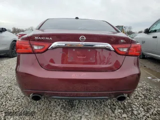 2017 Nissan Maxima SR with VIN 1N4AA6APXHC421739, listed as a Copart auction lot 81882804 with 154,297 mi miles and Salvage Title. Bid and sale history available at carsss.com. Image 6.