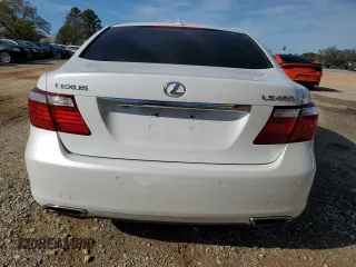 2009 Lexus LS 460 with VIN JTHBL46F995086717, listed as a Copart auction lot 50506665 with 98,362 mi miles and Salvage title. Bid and sale history available at DreamBid. Image 6.
