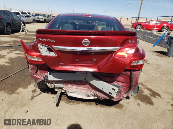 2019 Nissan Sentra S with VIN 3N1AB7AP2KY407784, listed as a Copart auction lot 46526705 with 76,463 mi miles and Salvage title. Bid and sale history available at DreamBid. Image 6.