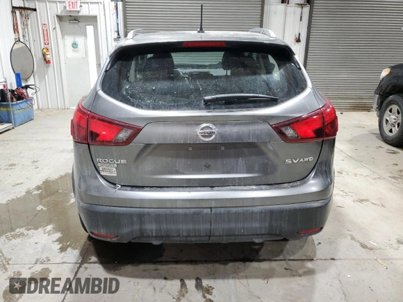 2017 Nissan Rogue SV with VIN JN1BJ1CR1HW132881, listed as a Copart auction lot 45115905 with 61,524 mi miles and Salvage title. Bid and sale history available at DreamBid. Image 6.