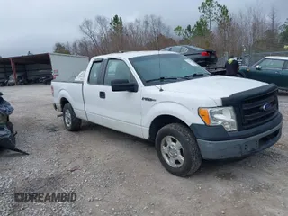 2013 Ford F-150 XL with VIN 1FTEX1CM7DFA43064, listed as a IAAI auction lot 41536493 with 182,465 mi miles. Bid and sale history available at carsss.com. Image 1.