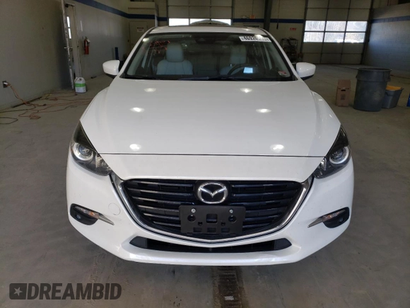 2017 Mazda 3 Grand Touring with VIN 3MZBN1M34HM143009, listed as a Copart auction lot 46926945 with 75,424 mi miles and Salvage Title. Bid and sale history available at carsss.com. Image 5.