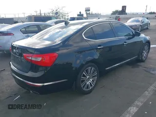 2014 Kia Cadenza Premium with VIN KNALN4D71E5130633, listed as a IAAI auction lot 41467874 with 105,278 mi miles. Bid and sale history available at carsss.com. Image 4.