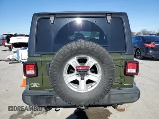 2020 Jeep Wrangler Sport S с VIN 1C4GJXAN4LW350067, выставлен на аукционе Copart как лот 89329535 с пробегом 74 668 миль миль и Списание • Salvage title. История ставок и продаж доступна на DreamBid. Изображение 6.