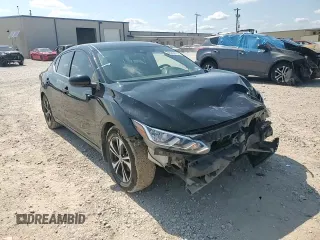 2021 Nissan Sentra SV with VIN 3N1AB8CV0MY329493, listed as a Copart auction lot 58406755 with 75,493 mi miles and Salvage title. Bid and sale history available at DreamBid. Image 13.