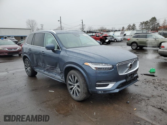2024 Volvo XC90 Plus Bright Theme with VIN YV4L12PE9R1146411, listed as a Copart auction lot 47857085 with 21,892 mi miles and Salvage Title. Bid and sale history available at DreamBid. Image 4.