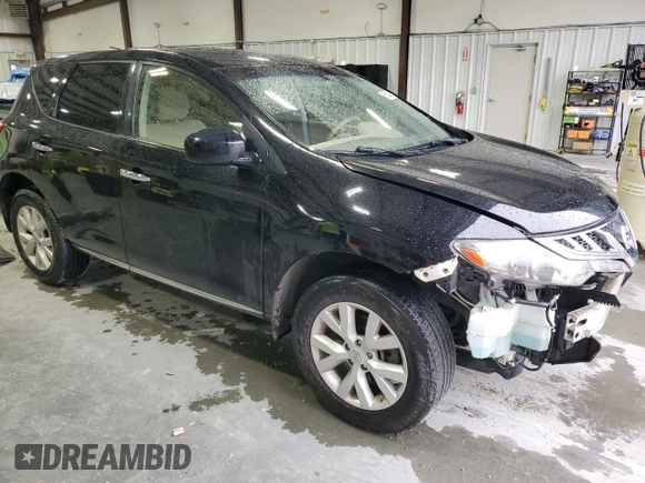 2013 Nissan Murano SV with VIN JN8AZ1MW5DW304060, listed as a Copart auction lot 55340715 with 119,532 mi miles and Salvage title. Bid and sale history available at DreamBid. Image 4.