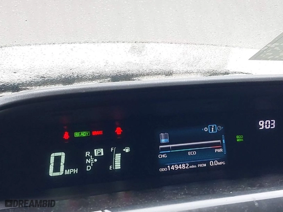 2015 Toyota Prius v Two with VIN JTDZN3EU3FJ030358, listed as a IAAI auction lot 41675153 with 149,482 mi miles. Bid and sale history available at carsss.com. Image 7.