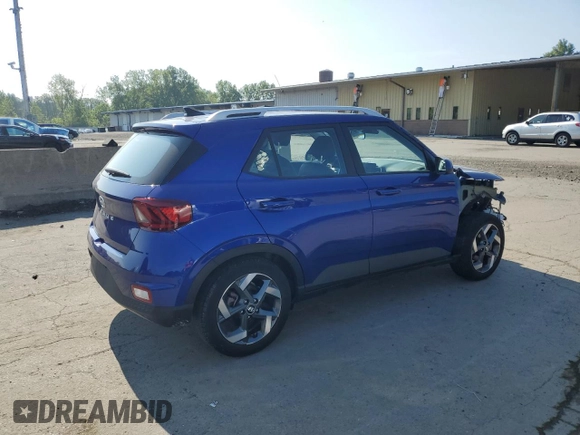 2022 Hyundai Venue Limited with VIN KMHRC8A3XNU204502, listed as a Copart auction lot 66314325 with 16,282 mi miles and Salvage title. Bid and sale history available at DreamBid. Image 3.